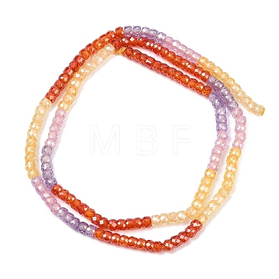 Cubic Zirconia Beads Strands ZIRC-P125-2x3mm-02-1