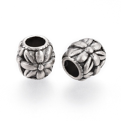 Tibetan Style Alloy European Beads LF11299Y-TAS-NR-1