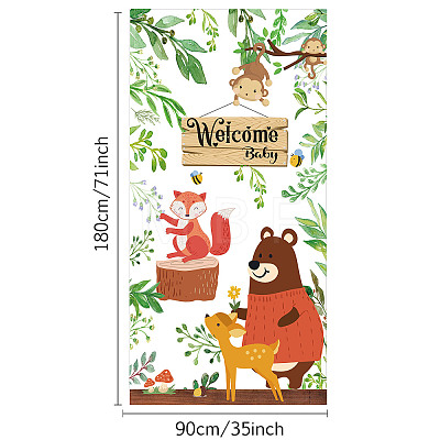 Polyester Hanging Banner Sign AJEW-WH0190-041-1