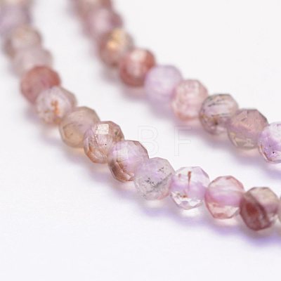 Natural Super Seven Strawberry Quartz Beads Strands G-F460-36-1