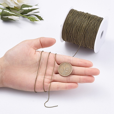 Brass Ball Chains CHC013Y-AB-1