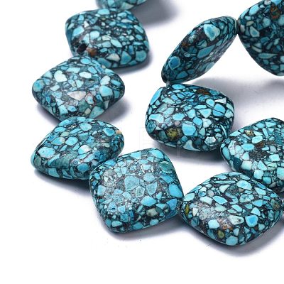 Synthetic Turquoise Beads Strands G-C180-08-1