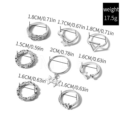 Alloy Finger/Cuff Rings WG1D78A-02-1