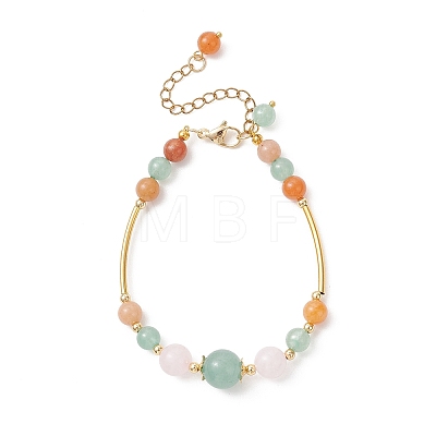 Adjustable Natural Rose Quartz BJEW-JB13034-1
