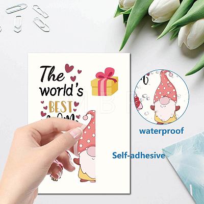 8 Sheets 8 Styles PVC Waterproof Wall Stickers DIY-WH0345-200-1