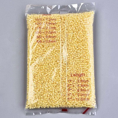 6/0 Glass Seed Beads SEED-A016-4mm-202-1