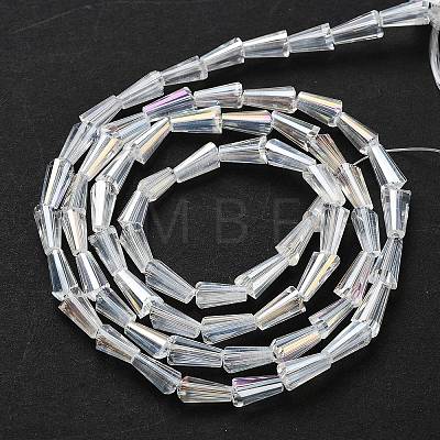 Electroplate Glass Beads Strands EGLA-J046-AB07-1