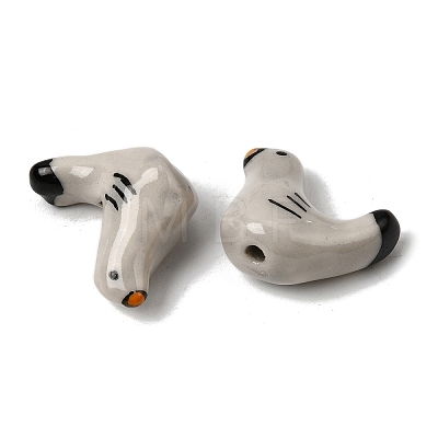 Handmade Porcelain Beads PORC-K012-04-1
