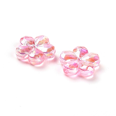 Transaparent Acrylic Beads PACR-H004-01J-1