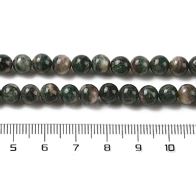 Natural Green Quartz Round Beads Strands G-Q171-D02-01-1