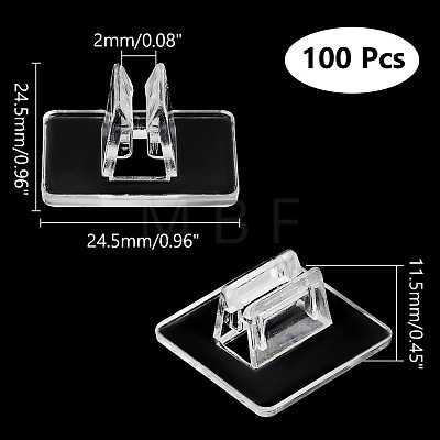  Transparent Plastic Card Holder ODIS-NB0001-37B-1