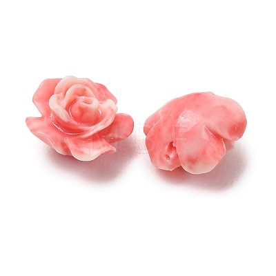 Synthetic Coral Dyed Carved Beads SH-CBAE713-03C-1
