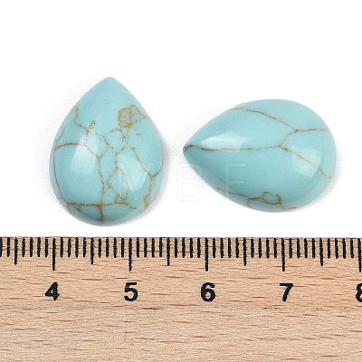 Dyed Synthetic Turquoise Cabochons G-H094-01A-23-1