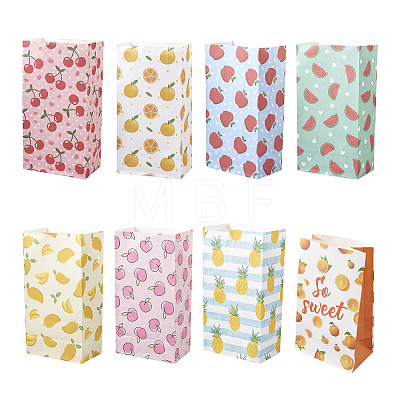 24Pcs 8 Style Paper Gift Bags CARB-MB0001-03-1