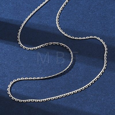 Brass Link Chain Necklaces for Women NJEW-D302-13P-1