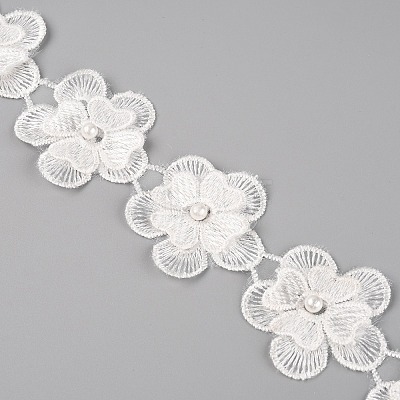 Organza Pearl Ribbon FW-TAC0003-02-1