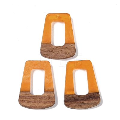 Resin & Wood Pendants WOOD-F015-11F-1