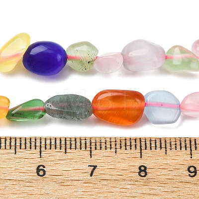 Cat Eye Beads Strands G-K395-A11-01-1
