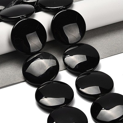 Natural Obsidian Beads Strands G-P562-D01-04-1