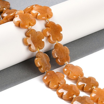 Natural Topaz Jade Beads Strands G-NH0028-01B-1