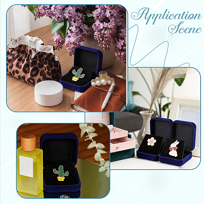 Velvet Jewelry Gift Storage Boxes CON-CY0001-01B-02-1