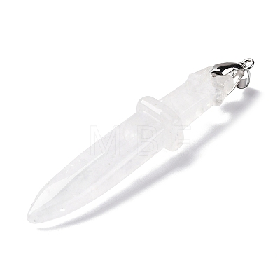 Natural Quartz Crystal Big Pendants G-K338-41P-07-1