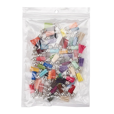 60Pcs 30 Colors Faux Suede Tassel Pendant Decorations FIND-YW0001-13P-1