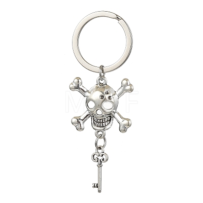 Alloy Skull Pendant Keychain KEYC-JKC00896-1