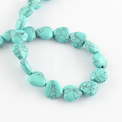 Synthetic Turquoise Bead Strands G-R190-01-1