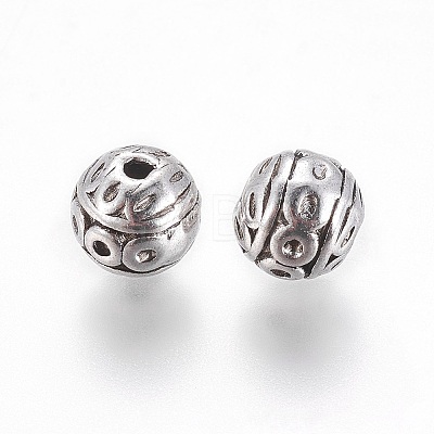 Tibetan Style Zinc Alloy Beads LS-PALLOY-L230-01AS-RS-1