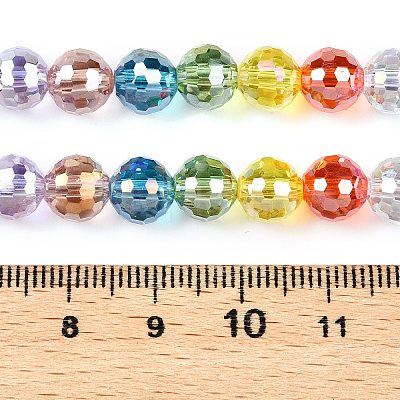 Electroplate Glass Bead Strands GLAA-Z006-01H-1