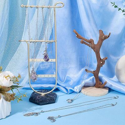 2 Bags 304 Stainless Steel Macrame Pouch Empty Stone Holder Necklace Making NJEW-SC0001-82-1