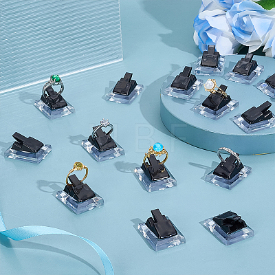 Plastic Single Ring Display Stands RDIS-WH0030-03B-1