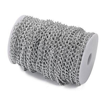 Oxidation Aluminum Textured Curb Chains CHA-H001-02S-1