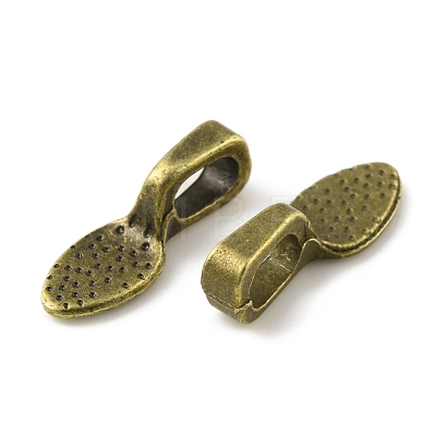 Alloy Glue-on Flat Pad Bails X-PALLOY-K005-01AB-1