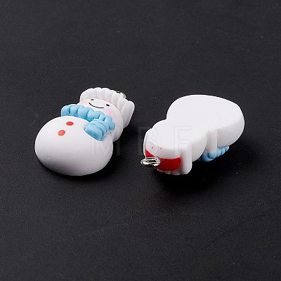 Christmas Theme Opaque Resin Pendants LS-FIND-E025-12-1