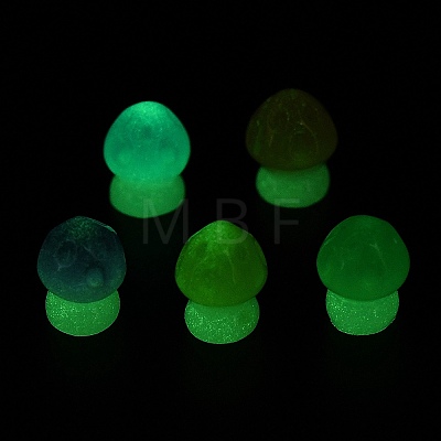Luminous Resin Mushroom Ornament RESI-F045-14A-1