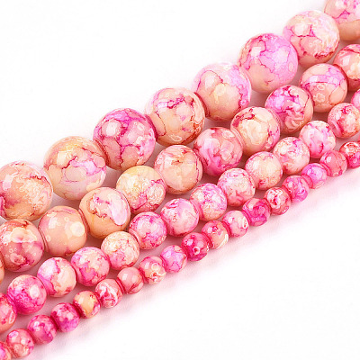 Baking Paint Glass Beads X1-DGLA-N003-10mm-A01-1