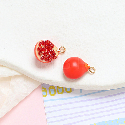Opaque Resin Pendants INS-PW0001-08D-01-1