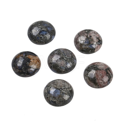 Natural Glaucophane Cabochons G-T020-18mm-40-1