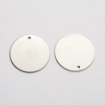 Tarnish Resistant Stainless Steel Stamping Blank Tag Pendants STAS-L166-05-1