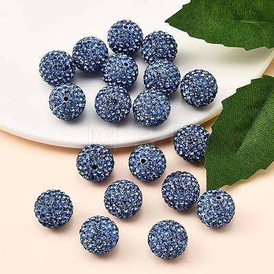 Pave Disco Ball Beads LS-RB-Q195-14mm-2-1