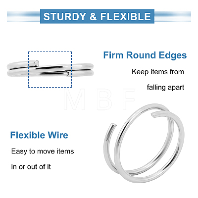 Stainless Steel Split Rings STAS-PH0002B-05P-1