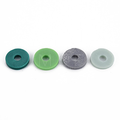 4 Colors Handmade Polymer Clay Beads CLAY-N011-032-11-1