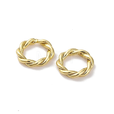 Brass Linking Rings KK-U042-01G-02-1