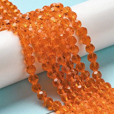 Transparent Glass Beads EGLA-A035-T6mm-D05-1