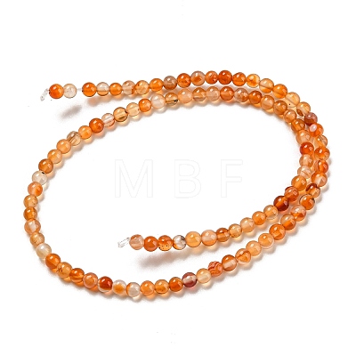 Natural Agate Beads Strands G-F417-01-4mm-1