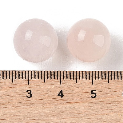 Natural Rose Quartz No Hole Sphere Beads G-K353-04C-01-1