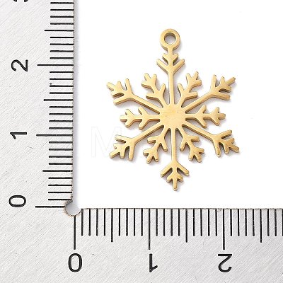 Christmas Theme 304 Stainless Steel Pendants STAS-R003-04G-05-1