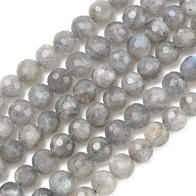 Natural Labradorite Beads Strands G-L642-F07-6mm-1